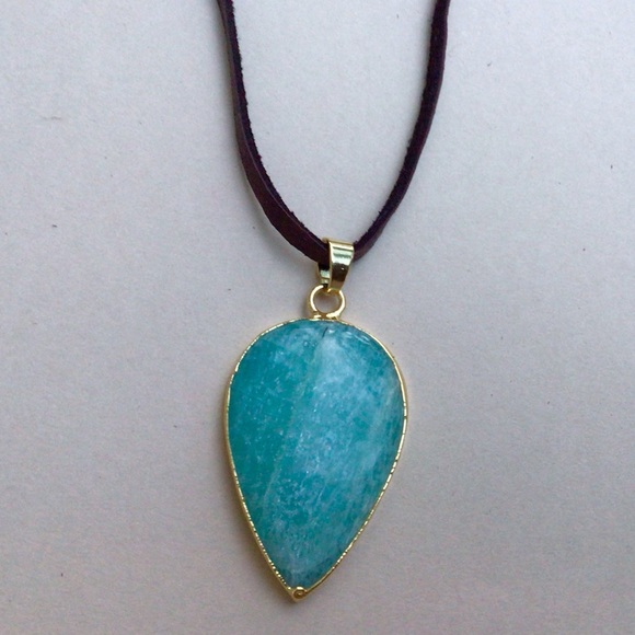 New Sundance Charm Amazonite Necklace - Picture 3 of 6